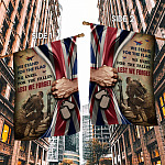 4Th. Stand For The Flag House Flag Mockup 2 Side-1