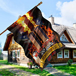 1NH. 20 Years House Flag Mockup 5