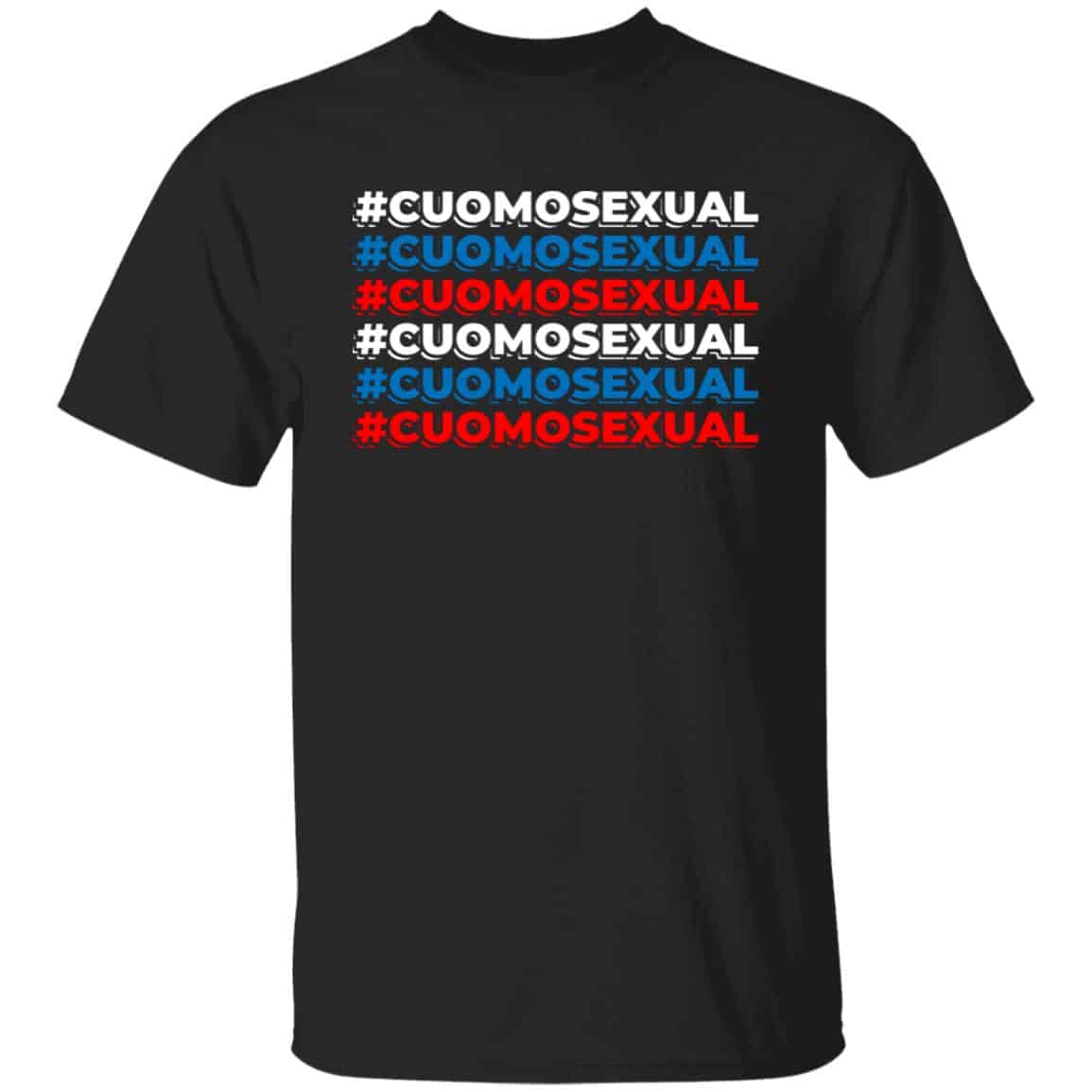 Funny Cuomosexual Cuome Shirt, Black, Unisex T-Shirt