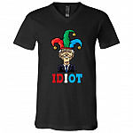 Joe Biden Is An Idiot T-shirt, Black, V-Neck T-Shirt