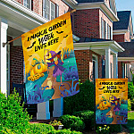 5KNG. Magical Garden 30X40 Garden & House Mockup 2