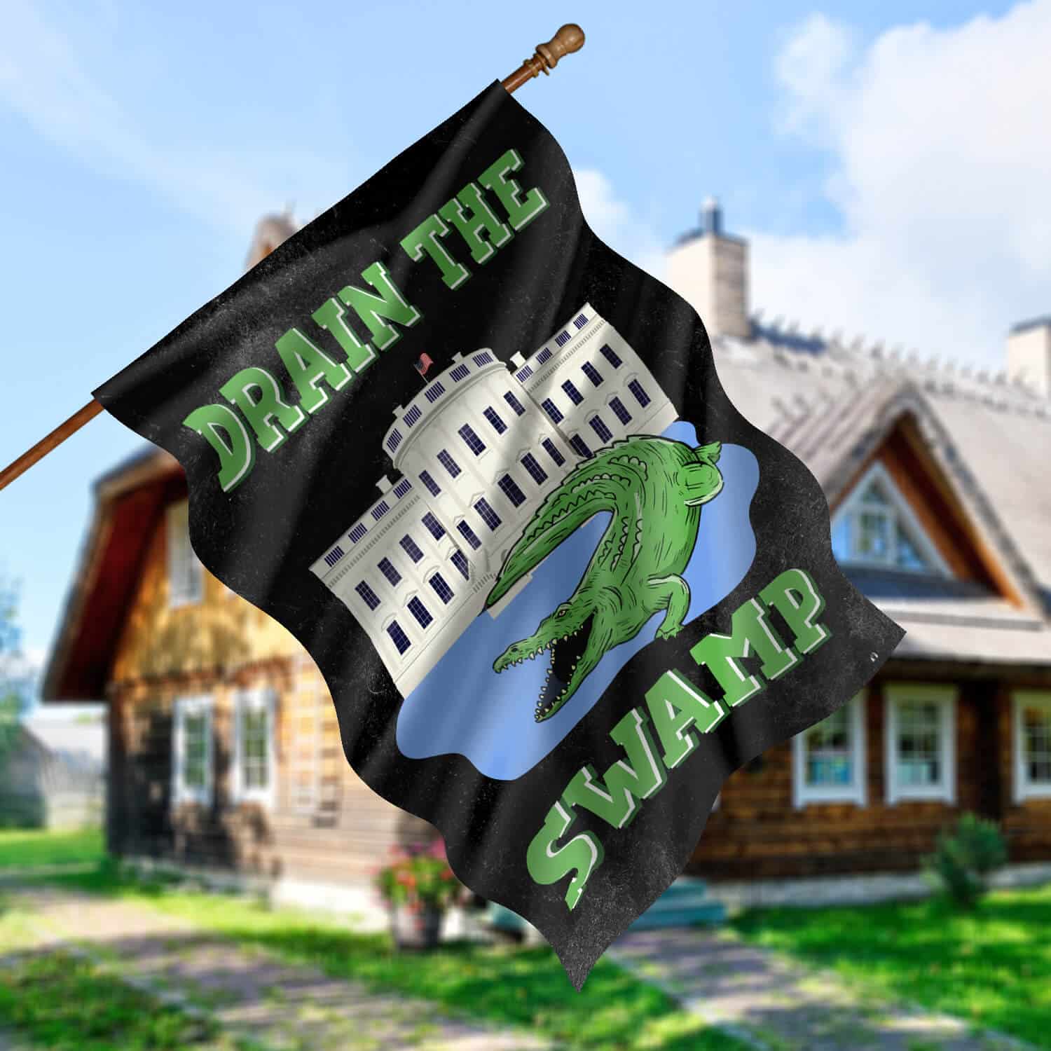 30x40 House Flag Mockup 5