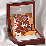 Deepest Condolence On The Loss Of Your Father Memorial Alluring Beauty Necklace - Remembrance Sympathy Gift