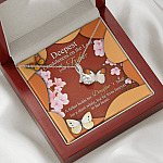 Deepest Condolence On The Loss Of Your Father Memorial Alluring Beauty Necklace - Remembrance Sympathy Gift