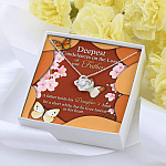 Deepest Condolence On The Loss Of Your Father Memorial Love Knot Necklace - Remembrance Sympathy Gifts Deepest Condolence On The Loss Of Your Father Memorial Love Knot Necklace - Remembrance Sympathy Gifts