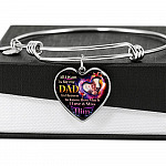 Personalized Photo All I Want Is For My Dad In Heaven I Love And Miss Him Hearts Pendant Necklace - Memorial Dad Necklace Personalized Photo All I Want Is For My Dad In Heaven I Love And Miss Him Hearts Pendant Necklace - Memorial Dad Necklace