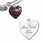 Personalized Photo All I Want Is For My Dad In Heaven I Love And Miss Him Hearts Pendant Necklace - Memorial Dad Necklace Personalized Photo All I Want Is For My Dad In Heaven I Love And Miss Him Hearts Pendant Necklace - Memorial Dad Necklace