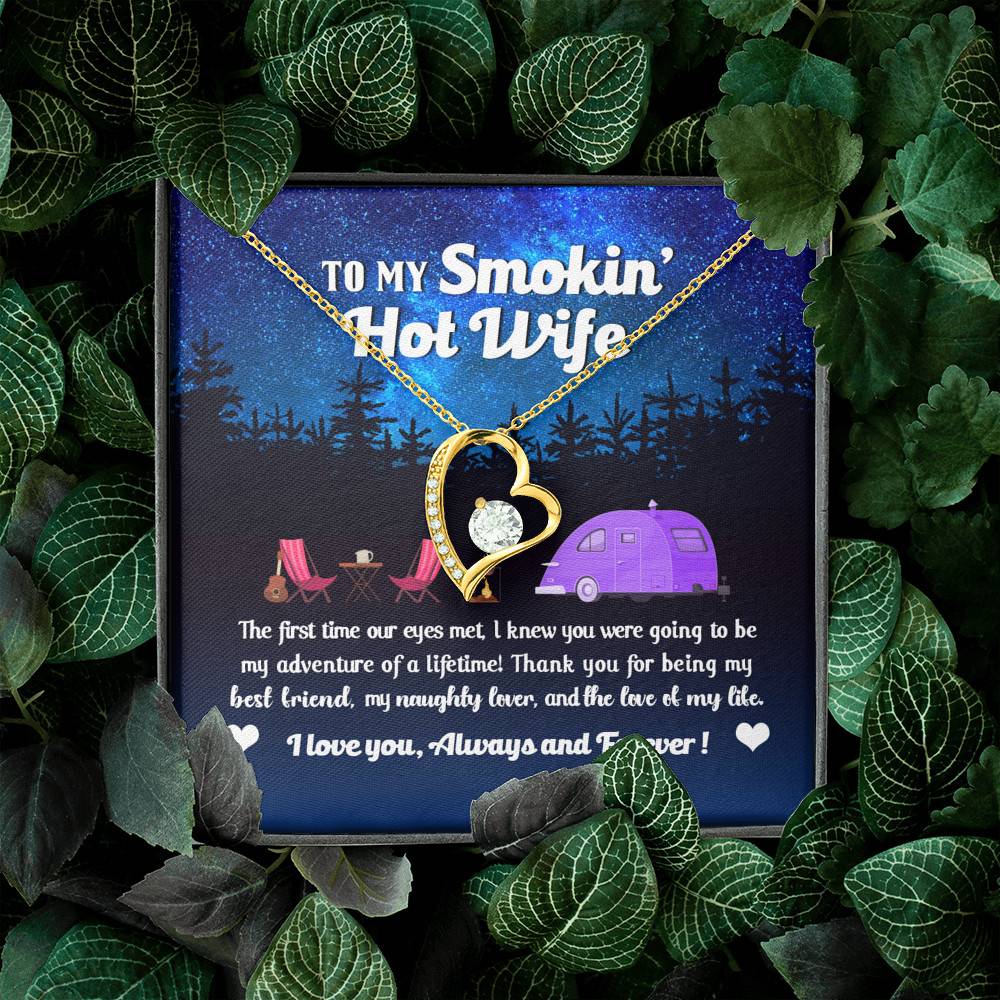 Camping Van To My Smokin Hot Wife The First Time Our Eyes Met Forever Love Heart Necklace