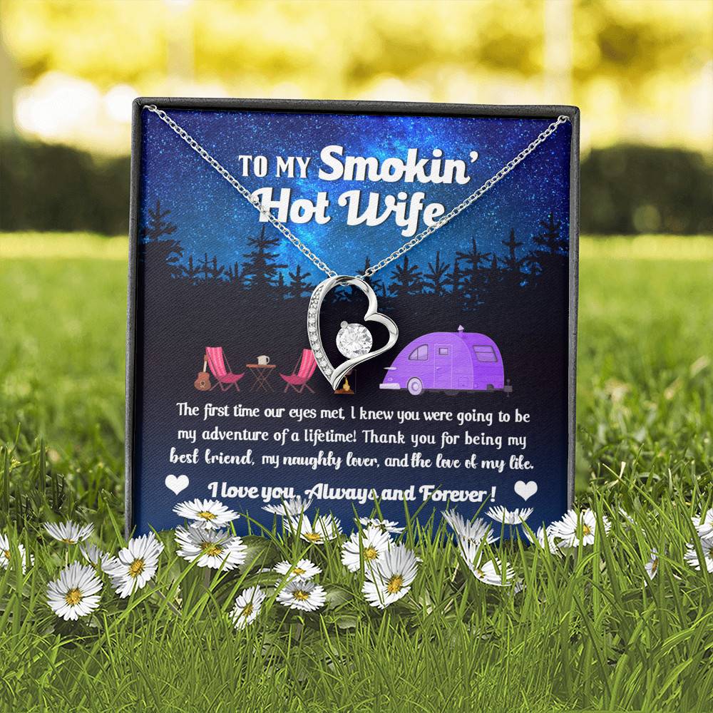 Camping Van To My Smokin Hot Wife The First Time Our Eyes Met Forever Love Heart Necklace