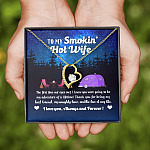 Camping Van To My Smokin Hot Wife The First Time Our Eyes Met Forever Love Heart Necklace