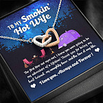Camping Van To My Smokin Hot Wife The First Time Our Eyes Met Interlocking Hearts Necklace