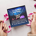 Camping Van To My Smokin Hot Wife The First Time Our Eyes Met Interlocking Hearts Necklace