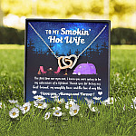 Camping Van To My Smokin Hot Wife The First Time Our Eyes Met Interlocking Hearts Necklace