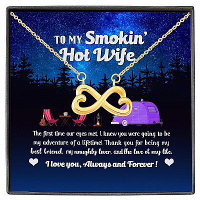 Camping Van To My Smokin Hot Wife The First Time Our Eyes Met Infinity Heart Necklace