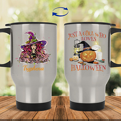 14 oz. Silver Travel Mug