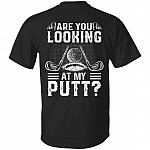 looking at shirt, Black, Unisex T-Shirt