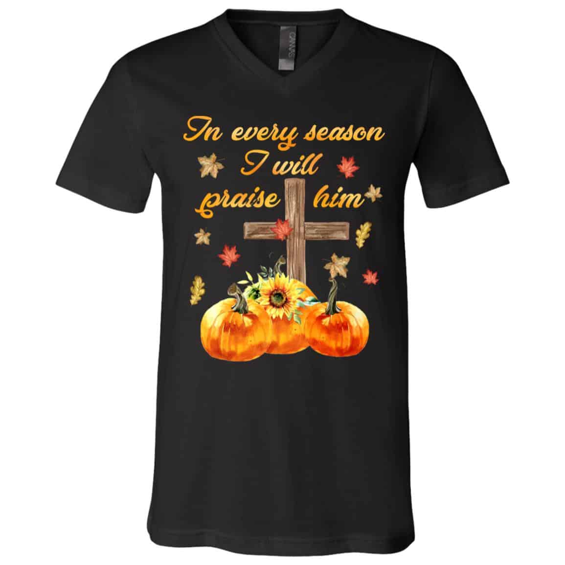 every season shirt, Black, V-Neck T-Shirt