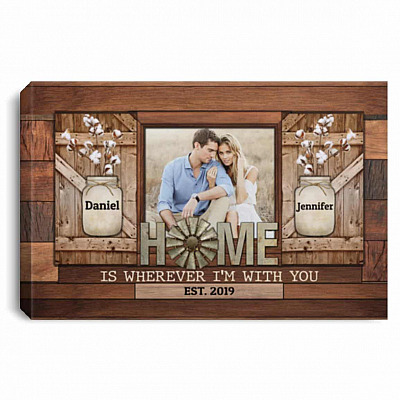 0.75'' Framed Canvas