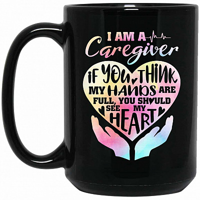 15 oz. Black Mug
