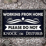3HV. Working From Home (4) Doormat mockup 13