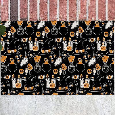 Halloween Witch Things Doormat - Funny Halloween Witch Indoor Outdoor Doormat