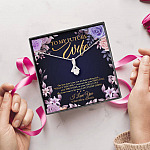 To My Future Wife the First Time I Saw You My Heart Whispered That's the One Alluring Pendant Necklace