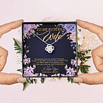 To My Future Wife the First Time I Saw You My Heart Whispered That's the One Love Knot Pendant Necklace