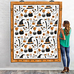 8LV. Witch Things Blanket Blanket Mockup 6