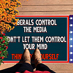 7HV. Anti Liberal Doormat Doormat mockup 7
