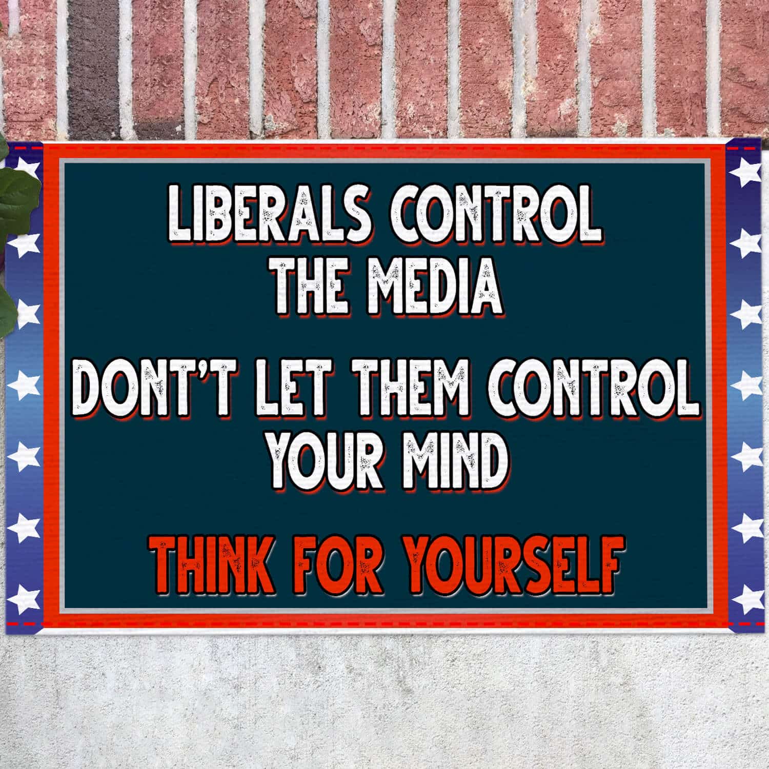 7HV. Anti Liberal Doormat Doormat mockup 12
