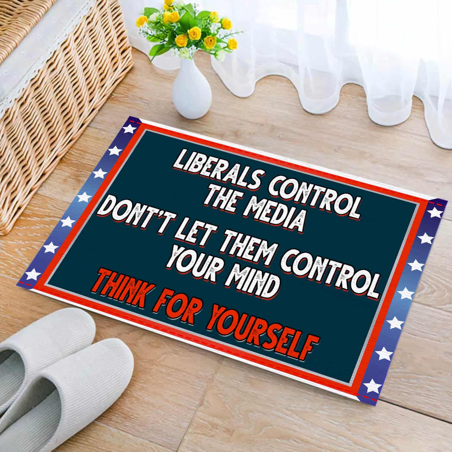 7HV. Anti Liberal Doormat Doormat mockup 2