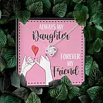 Mom and Daughter Always My Daughter Forever My Friend Love Knot Pendant Necklace