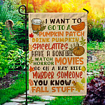 4TM. Fall Stuff -30x40 Garden Flag Mockup 1