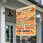 4TM. Fall Stuff -30x40 House Flag Mockup 1