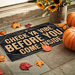 7O. Check Ya Vibe Doormat mockup 9