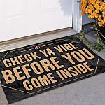 7O. Check Ya Vibe Doormat Mockup 11