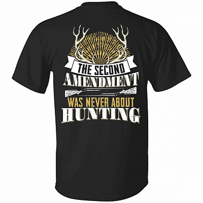 hunting shirt, Black, Unisex T-Shirt