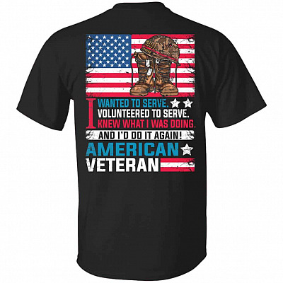 I Wanted To Serve I, Black, Unisex T-Shirt