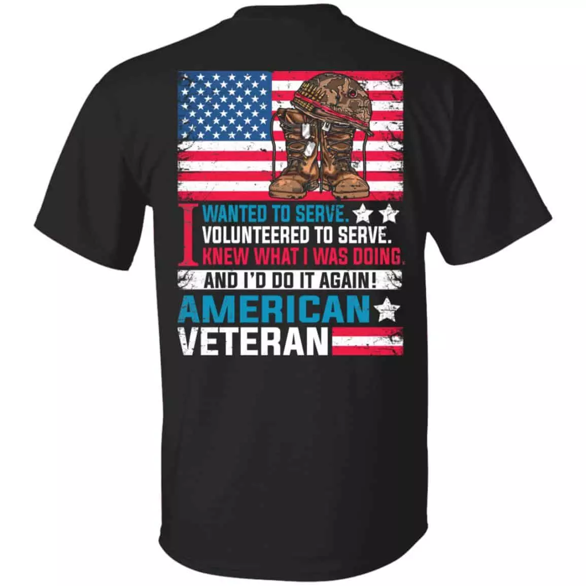 I Wanted To Serve I, Black, Unisex T-Shirt