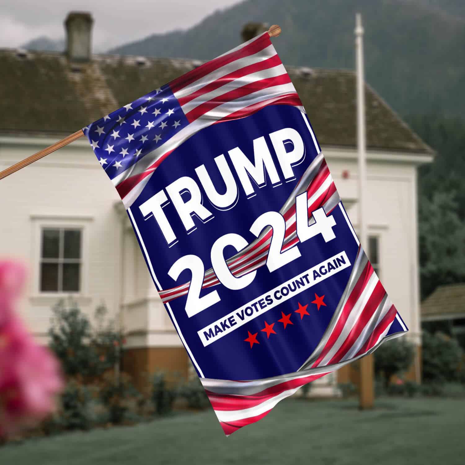 30x40 House Flag Mockup 4