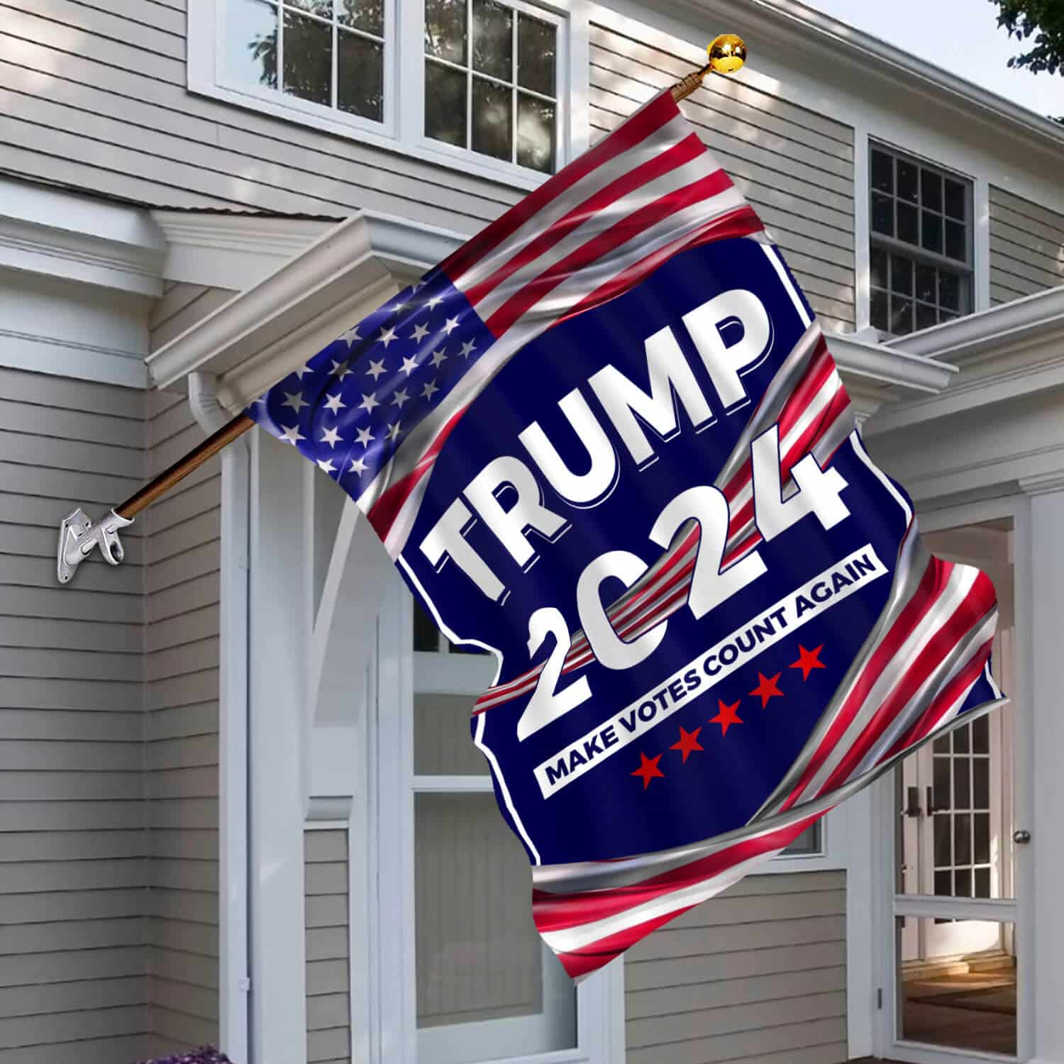 30x40 House Flag Mockup 6