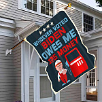 30x40 House Flag Mockup 6