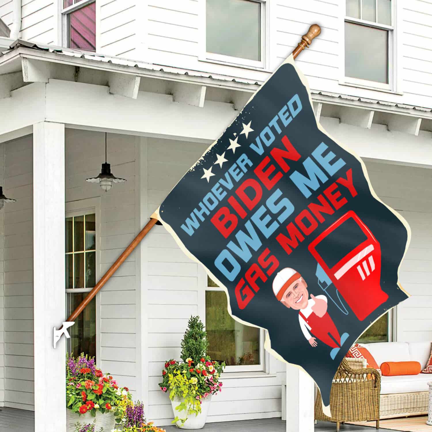 30x40 House Flag Mockup 7