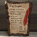 5UT. Daughter Handwriting Blanket Mockup 10
