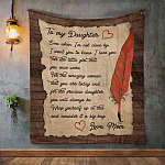 5UT. Daughter Handwriting Blanket Mockup 2