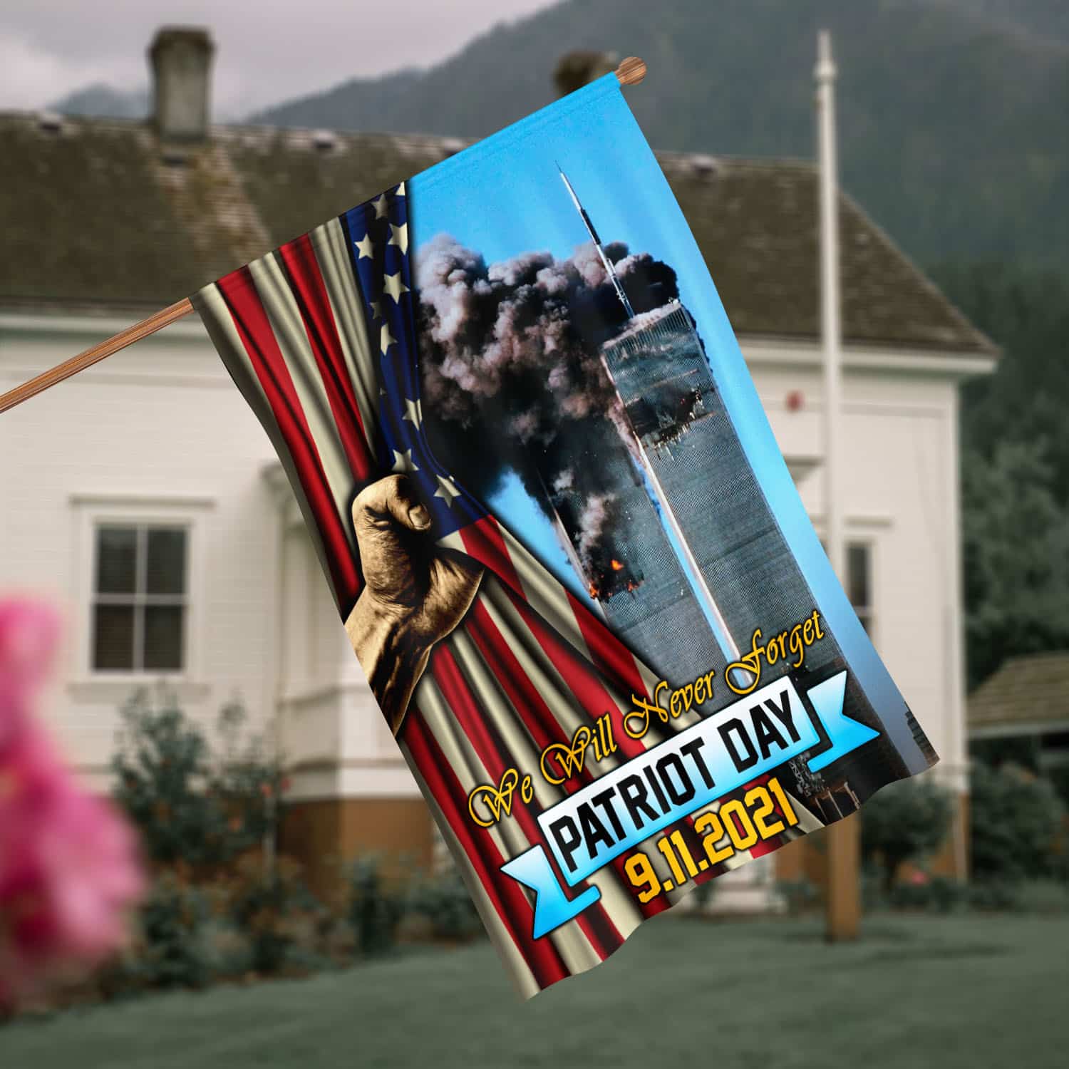 30x40 House Flag Mockup 4