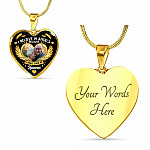 I Believe in Angels Because I Have Some in Heaven Personalized Photo Heart Pendant Necklace