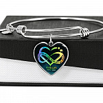 It's Okay If The Only Thing You Do Today Is Breathe Your Life Matters Heart Pendant Necklace - Suicide Awareness Gift It's Okay If The Only Thing You Do Today Is Breathe Your Life Matters Heart Pendant Necklace - Suicide Awareness Gift