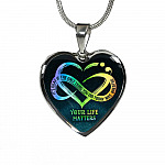 It's Okay If The Only Thing You Do Today Is Breathe Your Life Matters Heart Pendant Necklace - Suicide Awareness Gift It's Okay If The Only Thing You Do Today Is Breathe Your Life Matters Heart Pendant Necklace - Suicide Awareness Gift