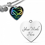 It's Okay If The Only Thing You Do Today Is Breathe Your Life Matters Heart Pendant Necklace - Suicide Awareness Gift It's Okay If The Only Thing You Do Today Is Breathe Your Life Matters Heart Pendant Necklace - Suicide Awareness Gift